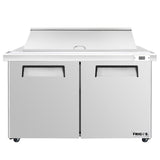 Frigos Platinum FG-SWPTS-60-MT 60 2 Door Mega Top Refrigerated Sandwich Prep Table