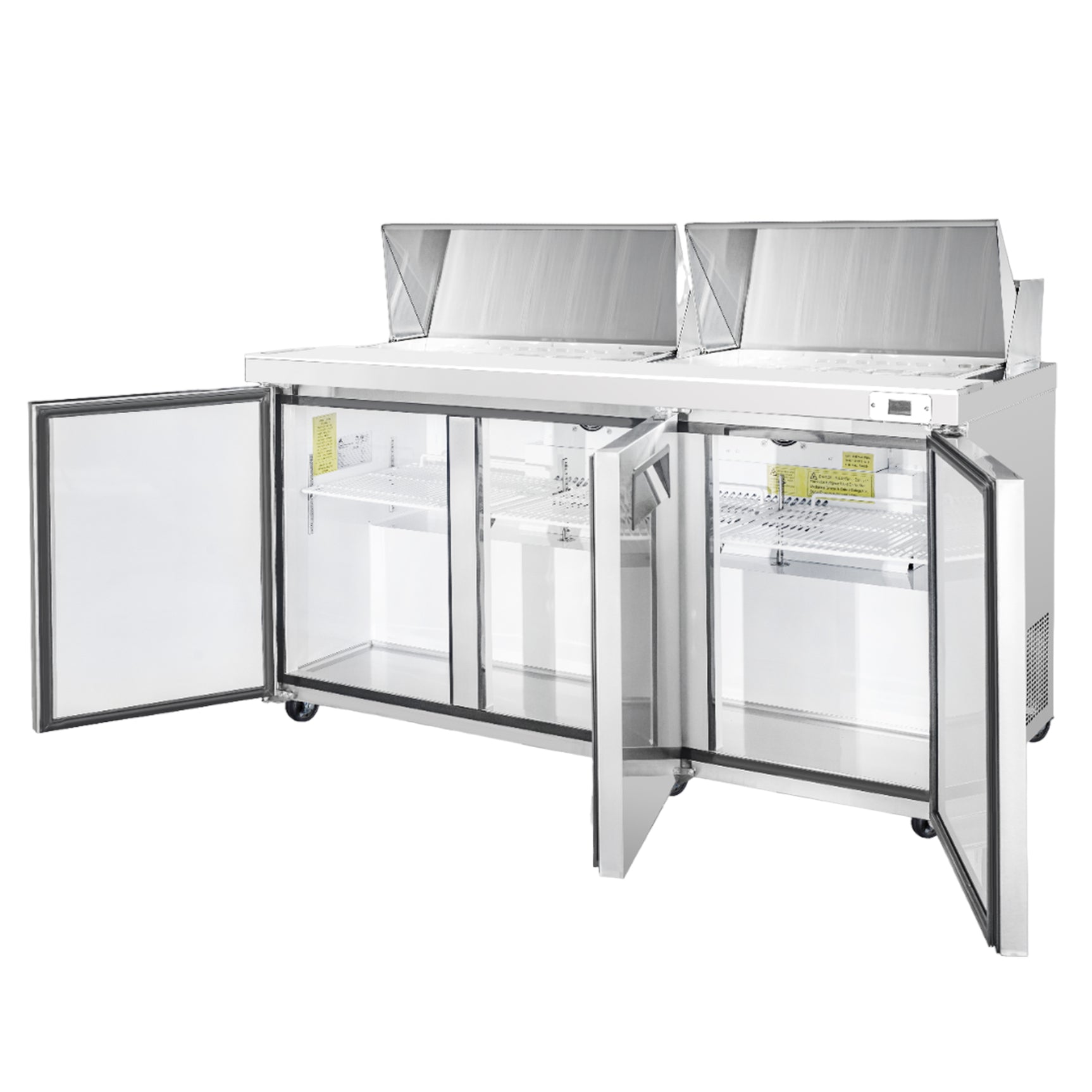 Frigos Platinum FG-SWPTS-72 72 3 Door Refrigerated Sandwich Prep Table