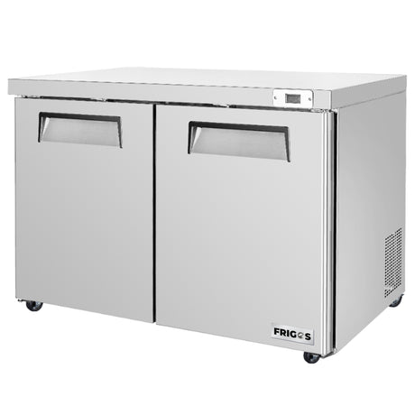 Frigos Platinum FG-UCFZ-60V 60.2 2 Door Stainless Steel Undercounter Freezer