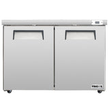 Frigos Platinum FG-UCRF-60V 60.2 2 Door Stainless Steel Undercounter Refrigerator