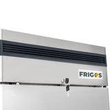 Commercial Reach in Freezer 1 Section Solid Door, 23 Cu Ft Frigos Premium FGP-FZ-1DBC Stainless Steel Interior and Exterior