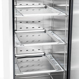 Commercial Reach in Freezer 3 Section Solid Door, 78" Width, 72 Cu Ft Frigos Premium FGP-FZ-3D Stainless Steel Interior and Exterior