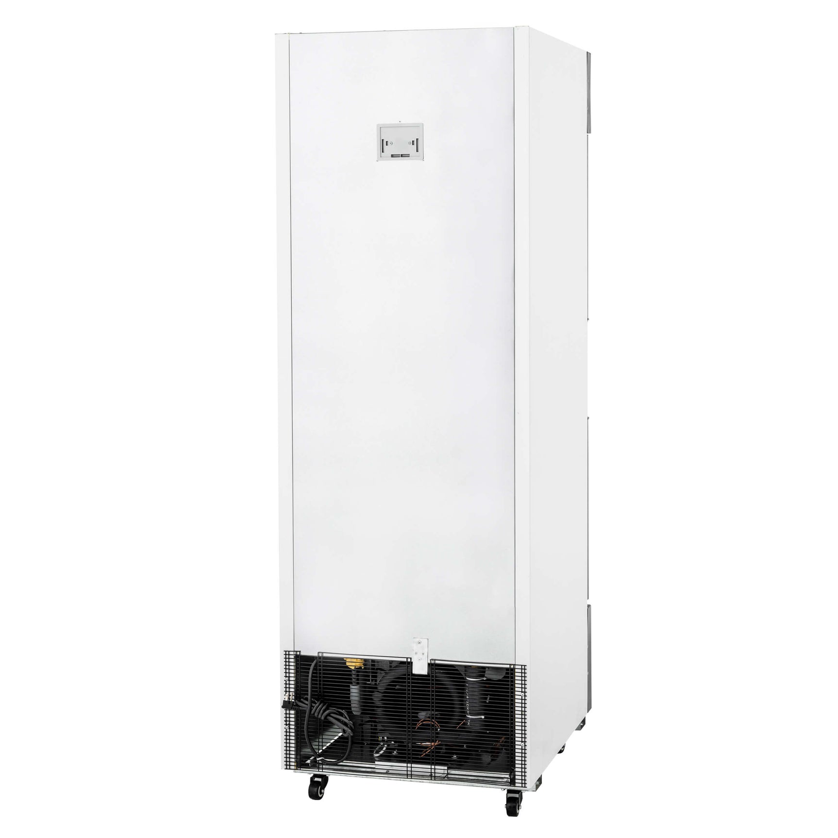 Merchandiser Refrigerator 1 Section Swing Glass Door 27" Width, 23 Cu Ft Frigos Premium FGP-RFM-23 Stainless Steel Interior and Exterior
