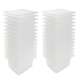 Frigos Refrigeration  16 Size 4 Deep Translucent Polypropylene Food Pan Set - 12 Pcs