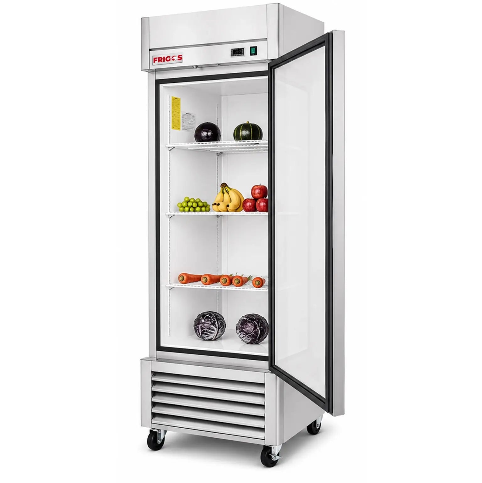 Frigos FGV-FZ-1D 27" 1-Door Reach-In Freezer - 21 Cu Ft, Stainless Steel