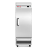 Commercial Reach in Freezer 27" Width Solid 1 Door 21 Cu Ft Frigos Value Series FGV-FZ-1D  with Aluminum Interior with 304 Stainless Steel Floor