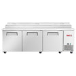 Frigos Value Series FGV-PZPT-93 93" 3 Door Refrigerated Pizza Prep Table
