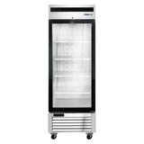 Frigos FGA-BMF-1GD-27 27" One Glass Door Stainless Steel Reach-In Freezer 19 Cu. Ft.