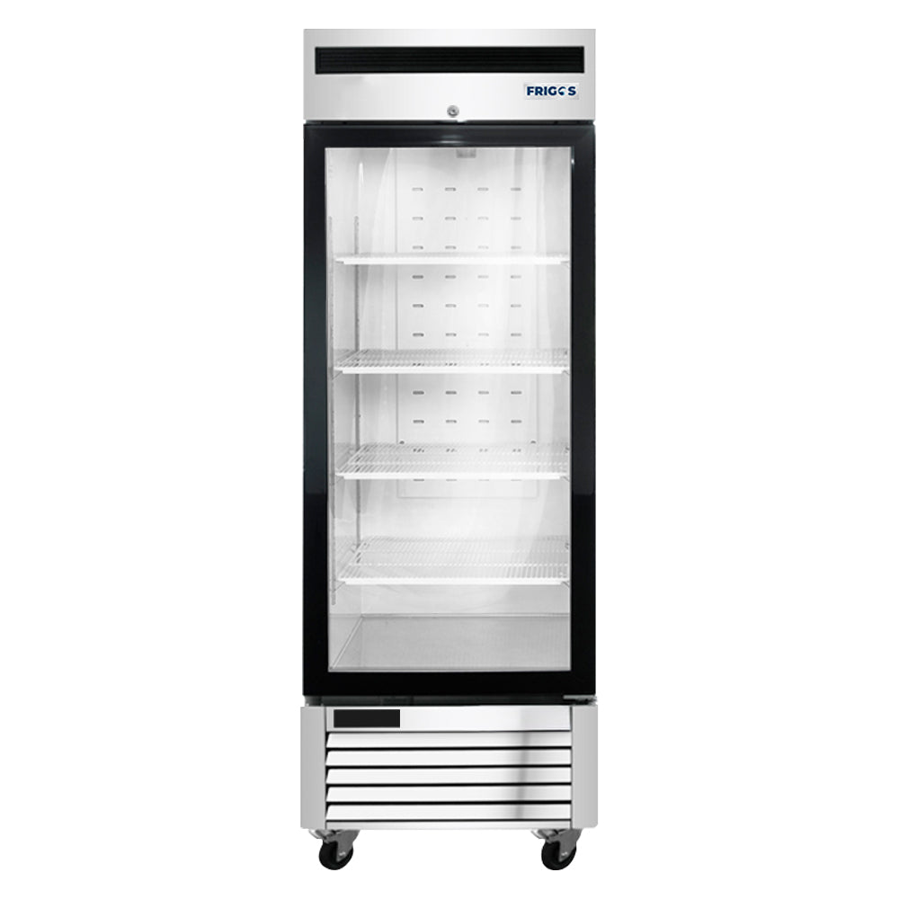 Frigos FGA-BMF-1GD-27 27" One Glass Door Stainless Steel Reach-In Freezer 19 Cu. Ft.