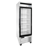 Frigos FGA-BMF-1GD-27 27" One Glass Door Stainless Steel Reach-In Freezer 19 Cu. Ft.