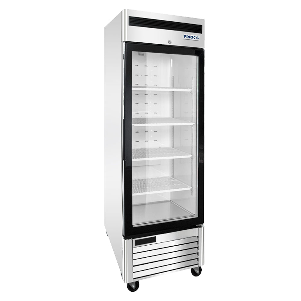 Frigos FGA-BMF-1GD-27 27" One Glass Door Stainless Steel Reach-In Freezer 19 Cu. Ft.
