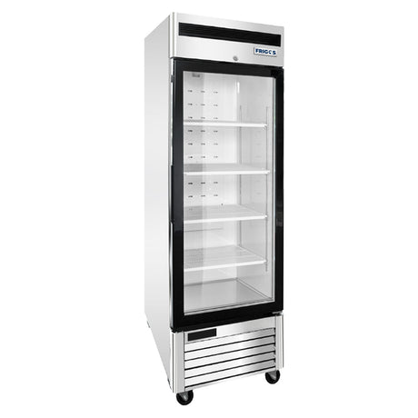 Frigos FGA-BMF-1GD-27 27" One Glass Door Stainless Steel Reach-In Freezer 19 Cu. Ft.