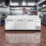 Frigos FGV-PZPT-93 3 Door Commercial Pizza Prep Table Refrigerator 93" – Value Series