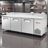 Frigos FGV-PZPT-93 3 Door Commercial Pizza Prep Table Refrigerator 93" – Value Series