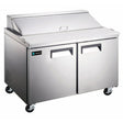 Hurakan HKN-SPT60R2 60" Refrigerated Sandwich Prep Table