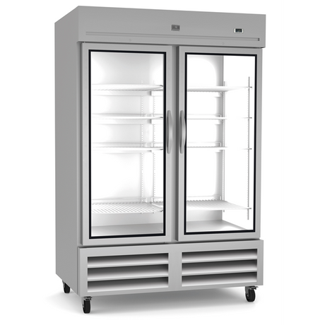 Kelvinator KCHRI54R2GDR 53" Reach-In Refrigerator with 2 Glass Doors 49 Cu. Ft.
