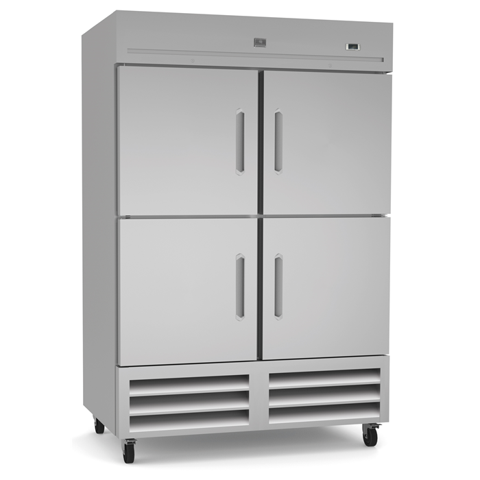 Kelvinator KCHRI54R4HDR 53" Reach-In Refrigerator with 4 Solid Half Doors 49 Cu. Ft.