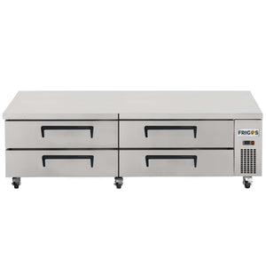 Frigos Premium FGP-CB-72 72" 4 Drawer Refrigerated Chef Base