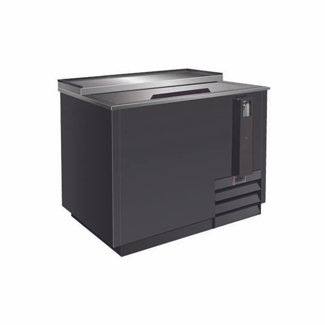 Serv-Ware BC-36-HC 36.8" Flat Top Bottle Cooler, 10 Cu. Ft.