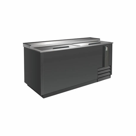 Serv-Ware BC-65-HC 64" Flat Top Bottle Cooler, 17.2 Cu. Ft.