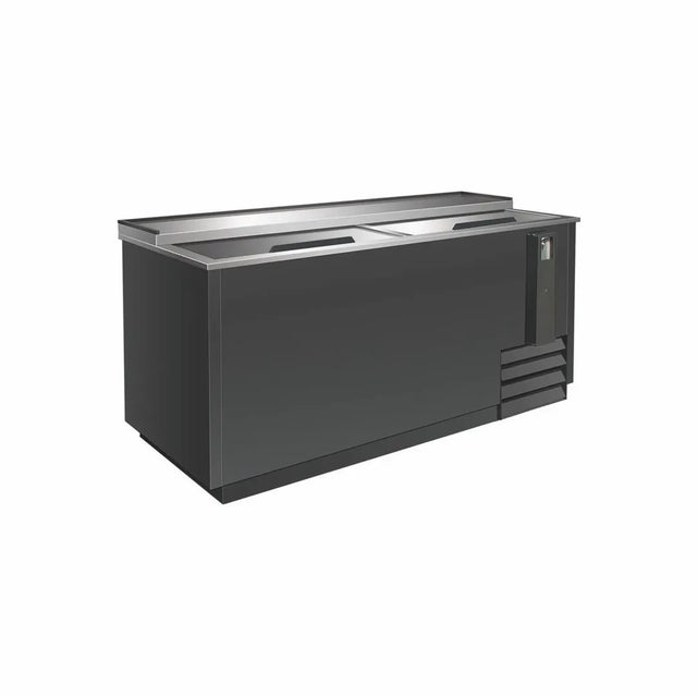 Serv-Ware BC-65-HC 64" Flat Top Bottle Cooler, 17.2 Cu. Ft.