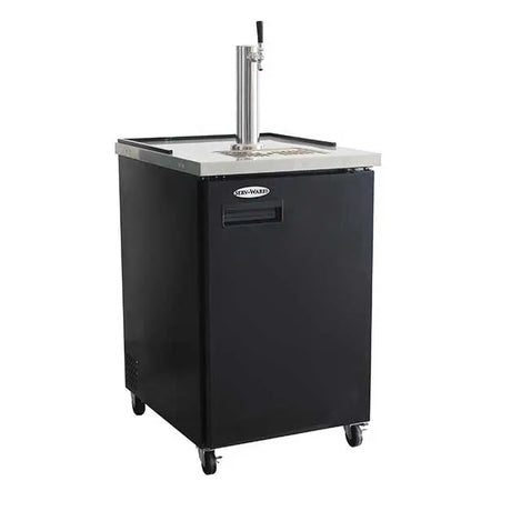 Serv-Ware DD24-1-HC 24" 1 Tower Draft Beer Cooler, 7.2 Cu. Ft.