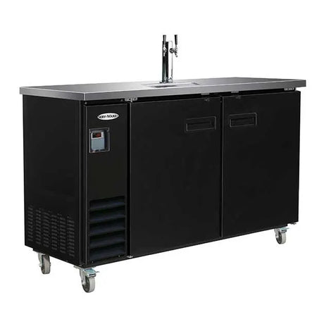 Serv-Ware DD61-1-HC 61" 1 Tower Draft Beer Cooler, 14.16 Cu. Ft.