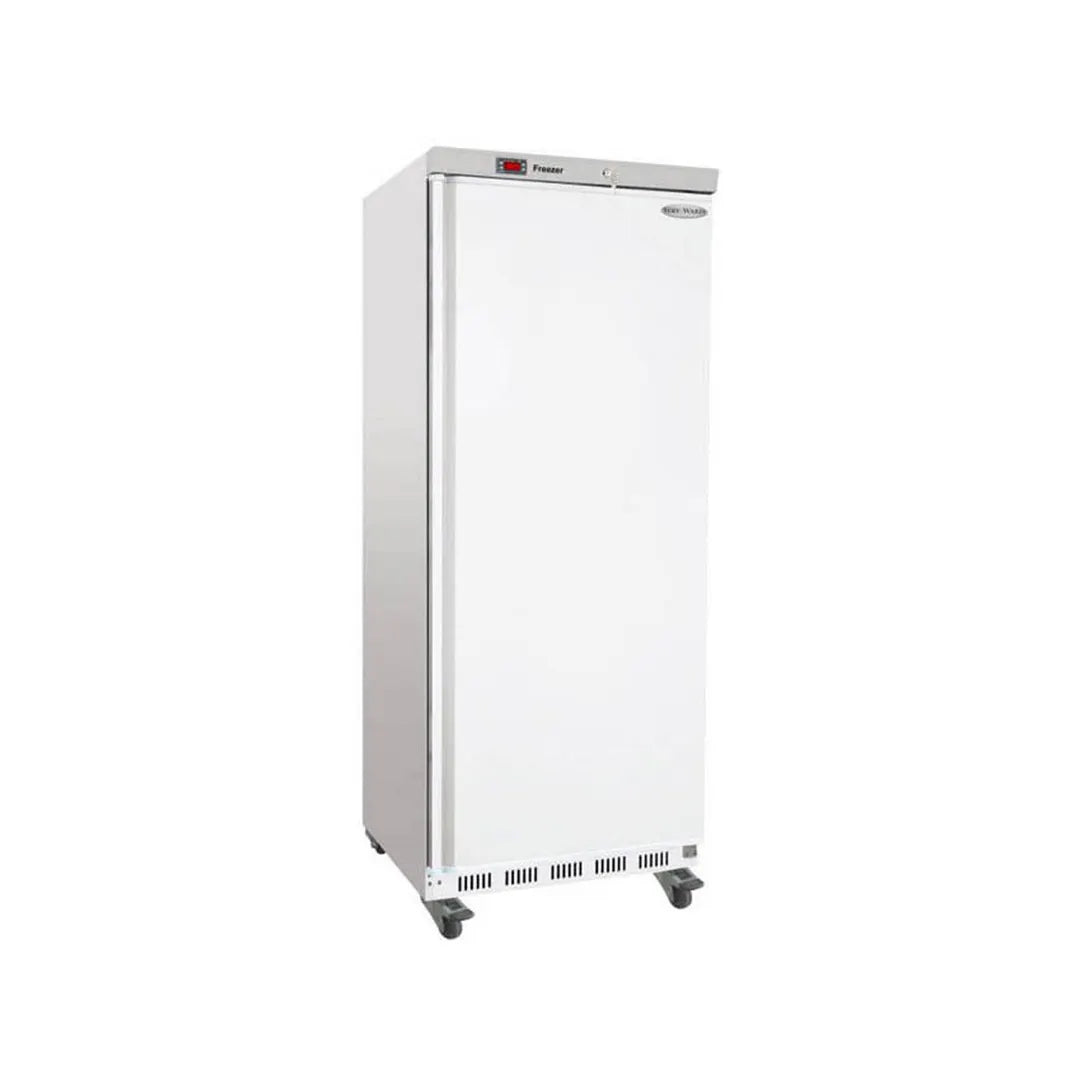 Serv-Ware EF25-HC 30" 1 Solid Door Reach-In Freezer White, 25 Cu. Ft.