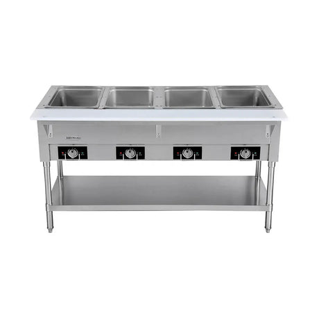 Serv-Ware EST4-1 58" Electric Hot Food Table, (4) Open Wells, 2000 W