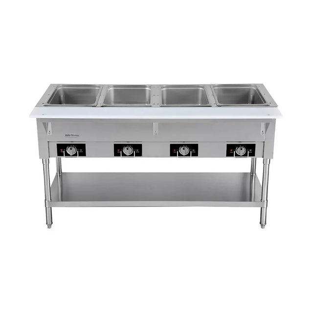 Serv-Ware EST4-1 58" Electric Hot Food Table, (4) Open Wells, 2000 W