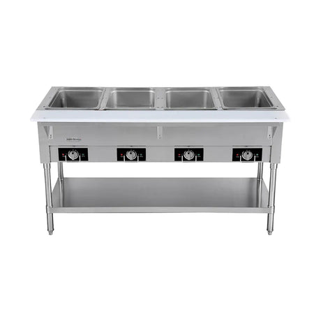 Serv-Ware EST4-2 58" Electric Hot Food Table, (4) Open Wells, 3000 W