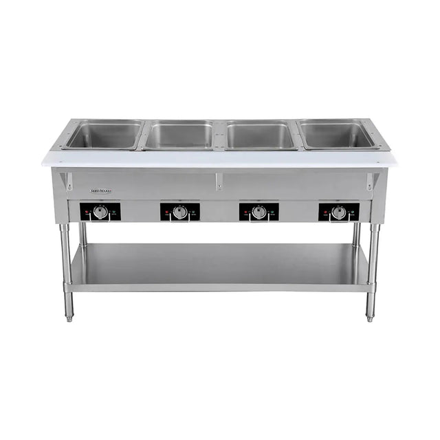 Serv-Ware EST4-2 58" Electric Hot Food Table, (4) Open Wells, 3000 W