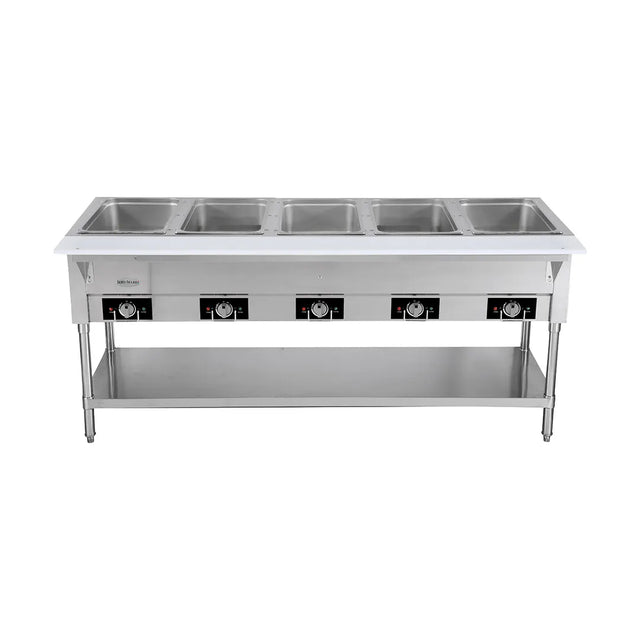 Serv-Ware EST5-2 72" Electric Hot Food Table, (5) Open Wells, 3750 W