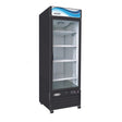 Serv-Ware GF23B-HC 27" 1 Glass Door Freezer Merchandiser - Black, 23 Cu. Ft.