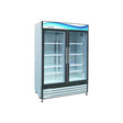 Serv-Ware GF48-HC 54" 2 Glass Door Merchandiser Freezer - White, 49 Cu. Ft.