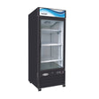 Serv-Ware GR16B-HC 25" 1 Door Merchandising Refrigerator - Black, 16 Cu. Ft.