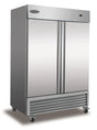 Serv-Ware RF2-HC-T 53.9" 2 Solid Door Reach-In Freezer, 49 Cu. Ft.