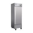 Serv-Ware RR1-19-HC 26" 1 Door Reach-In Refrigerator, Aluminum Interior, 19 Cu. Ft.