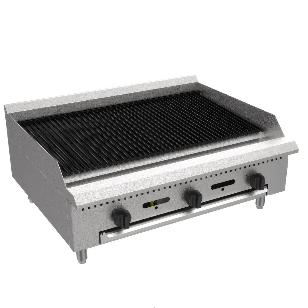 Serv-Ware SCBS-36-LP-SA 36 Countertop Gas Charbroiler