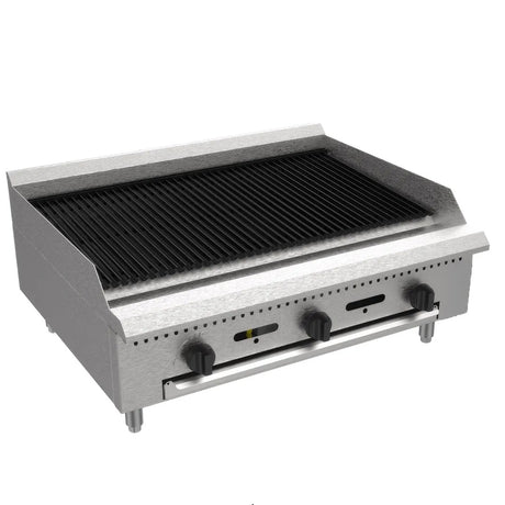 Serv-Ware SCBS-36-LP-SA 36 Countertop Gas Charbroiler