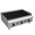 Serv-Ware SCBS-36-SA 36" Countertop Gas Charbroiler
