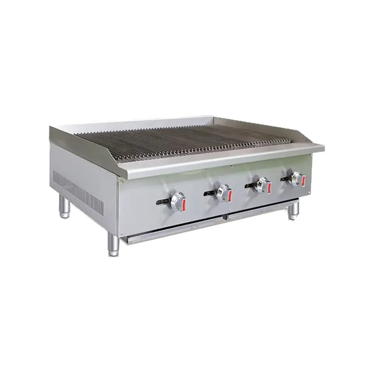 Serv-Ware SCBS-48 48" Natural Gas Radiant Charbroiler (4) Burners 120.000 BTU