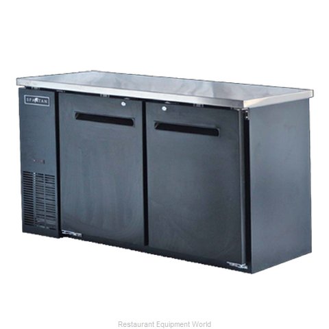 Spartan SBBB-48 48.8" Two-section Back Bar Refrigerator with Solid Door