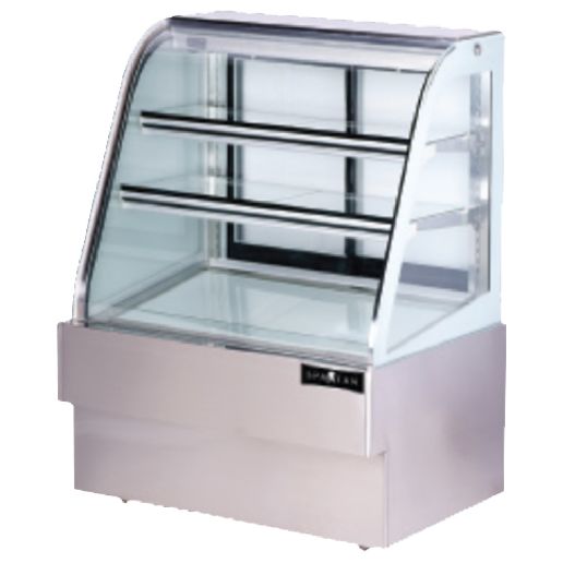 Spartan SD-36 35.4" Curved Glass Refrigerated Deli Case