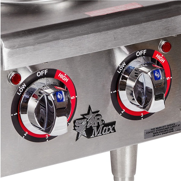 Star 8I-502FF Star-Max® Electric Hot Plate - 2 Plates
