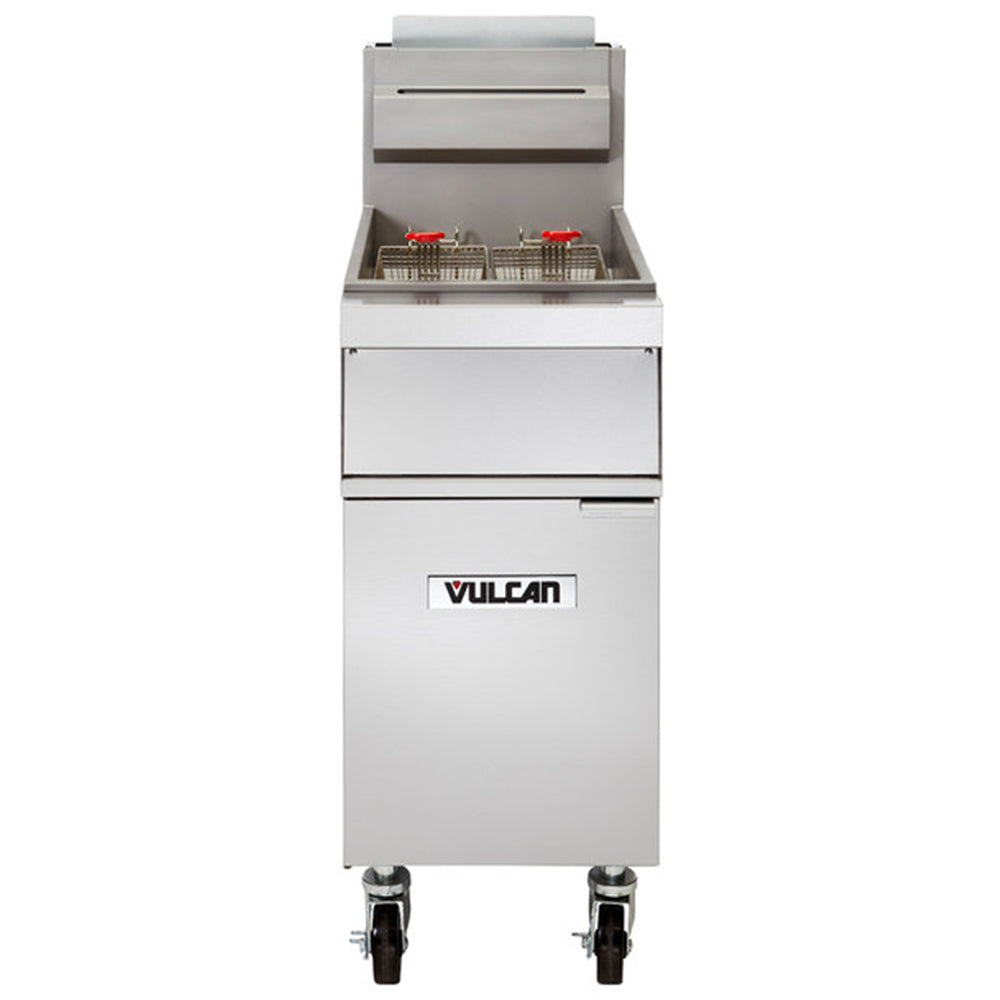 Vulcan 1GR85M-1 Natural Gas Free Standing Gas Fryer