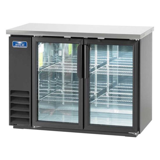 Arctic Air ABB48G 49" Glass Door Refrigerated Back Bar Cooler 12.5 Cu Ft - Kitchen Pro Restaurant Equipment