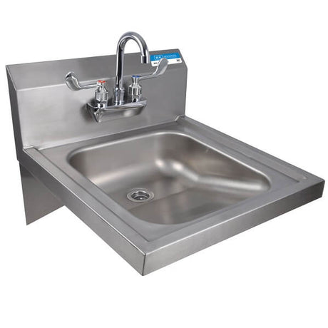 BK Resources BKHS-ADA-S-P-G Splashmount 2 Hole ADA Hand Sink With Faucet - Kitchen Pro Restaurant Equipment