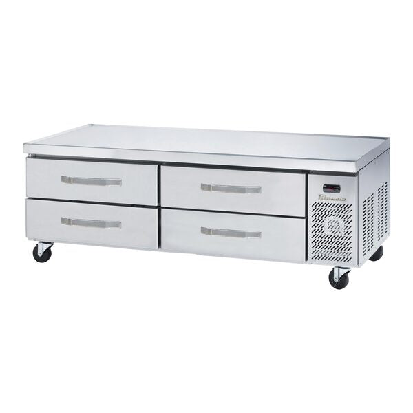 Blue Air BACB74M-HC 74.13" 4 Drawer Refrigerated Chef Base with Marine Edge Top - 115 Volts - Kitchen Pro Restaurant Equipment
