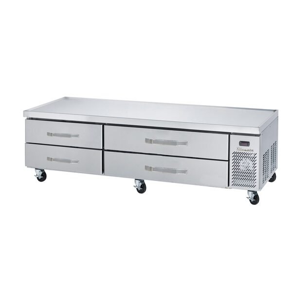 Blue Air BACB86M-HC 86.25" 4 Drawer Refrigerated Chef Base with Marine Edge Top - 115 Volts - Kitchen Pro Restaurant Equipment